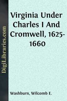 Virginia Under Charles I And Cromwell, 1625-1660