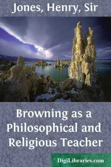 Browning as a Philosophical and Religious Teacher