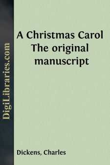 A Christmas Carol
The original manuscript
