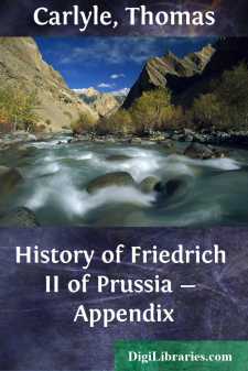 History of Friedrich II of Prussia - Appendix