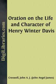 Oration on the Life and Character of Henry Winter Davis