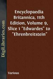 Encyclopaedia Britannica, 11th Edition, Volume 9, Slice 1...