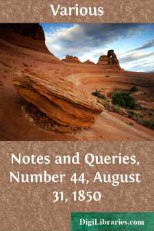Notes and Queries, Number 44, August 31, 1850