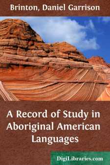 A Record of Study in Aboriginal American Languages