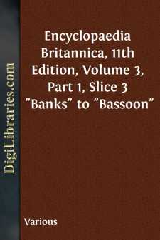 Encyclopaedia Britannica, 11th Edition, Volume 3, Part 1, Slice 3...
