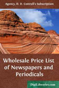 Wholesale Price List of Newspapers and Periodicals