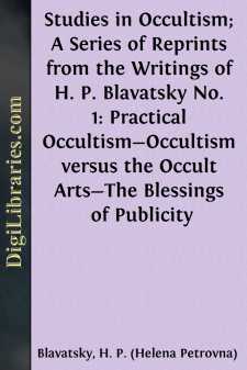 Studies in Occultism; A Series of Reprints from the Writings of...
