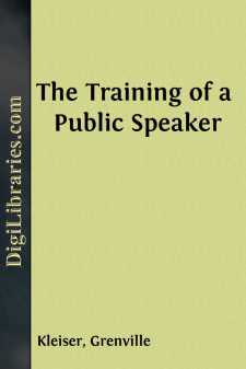 The Training of a Public Speaker