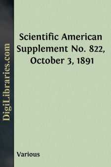Scientific American Supplement No. 822, October 3, 1891