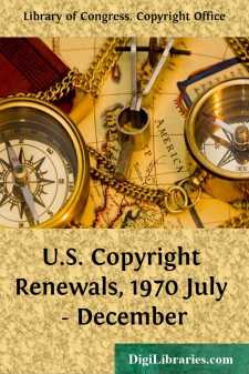 U.S. Copyright Renewals, 1970 July - December