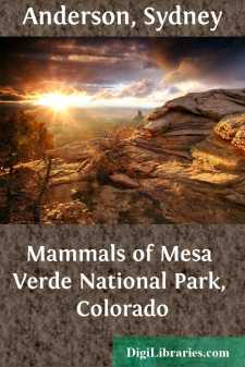 Mammals of Mesa Verde National Park, Colorado