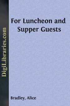 For Luncheon and Supper Guests