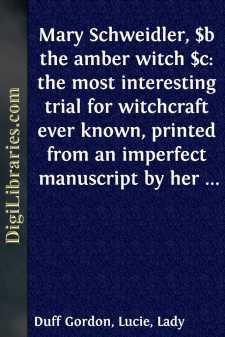 Mary Schweidler, $b the amber witch $c: the most interesting...