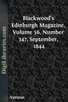 Blackwood's Edinburgh Magazine, Volume 56, Number 347, September,...