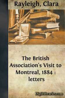 The British Association's Visit to Montreal, 1884 : letters