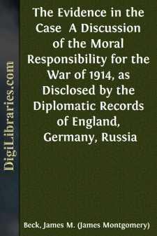 The Evidence in the Case 
A Discussion of the Moral...