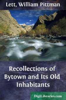Recollections of Bytown and Its Old Inhabitants