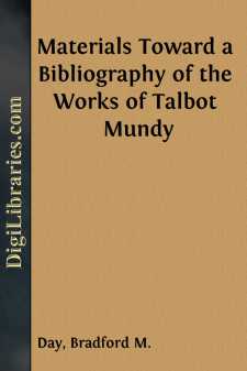 Materials Toward a Bibliography of the Works of Talbot Mundy