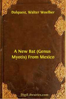 A New Bat (Genus Myotis) From Mexico