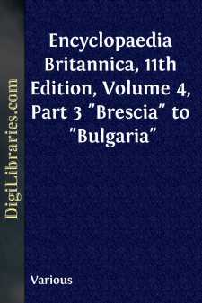 Encyclopaedia Britannica, 11th Edition, Volume 4, Part 3...