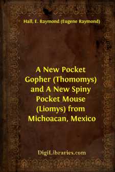 A New Pocket Gopher (Thomomys) and A New Spiny Pocket Mouse...