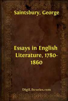 Essays in English Literature, 1780-1860