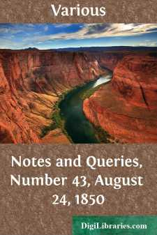 Notes and Queries, Number 43, August 24, 1850