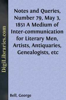 Notes and Queries, Number 79, May 3, 1851
A Medium of...