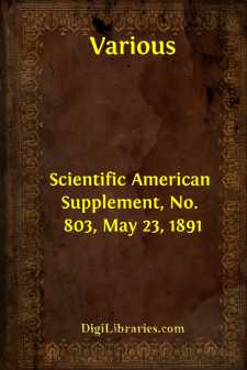 Scientific American Supplement, No. 803, May 23, 1891