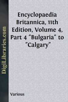 Encyclopaedia Britannica, 11th Edition, Volume 4, Part 4...