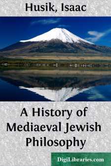 A History of Mediaeval Jewish Philosophy