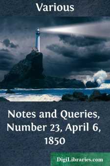 Notes and Queries, Number 23, April 6, 1850