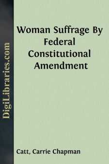 Woman Suffrage By Federal Constitutional Amendment