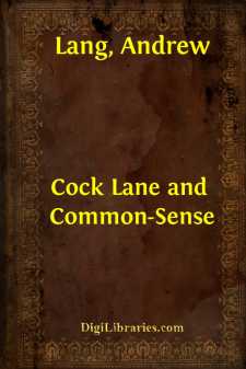Cock Lane and Common-Sense