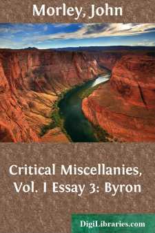 Critical Miscellanies, Vol. I
Essay 3: Byron