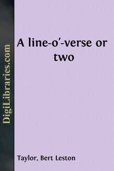 A line-o'-verse or two