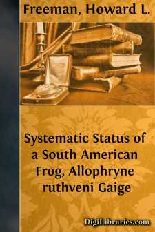 Systematic Status of a South American Frog, Allophryne ruthveni Gaige