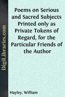 Poems on Serious and Sacred Subjects
Printed only as Private...