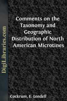 Comments on the Taxonomy and Geographic Distribution of North...