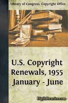U.S. Copyright Renewals, 1955 January - June