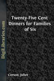 Twenty-Five Cent Dinners for Families of Six