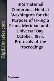 International Conference Held at Washington for the Purpose of...