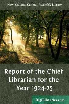 Report of the Chief Librarian for the Year 1924-25