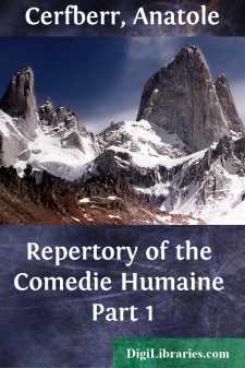 Repertory of the Comedie Humaine
Part 1
