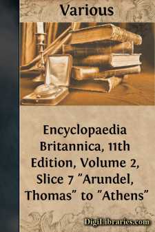 Encyclopaedia Britannica, 11th Edition, Volume 2, Slice 7...