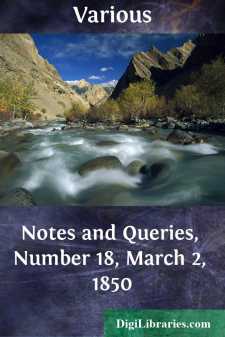 Notes and Queries, Number 18, March 2, 1850
