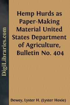Hemp Hurds as Paper-Making Material
United States Department of...