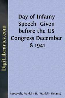 Day of Infamy Speech 
Given before the US Congress December 8 1941