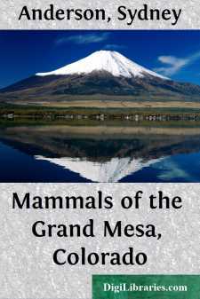 Mammals of the Grand Mesa, Colorado
