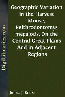 Geographic Variation in the Harvest Mouse, Reithrodontomys...
